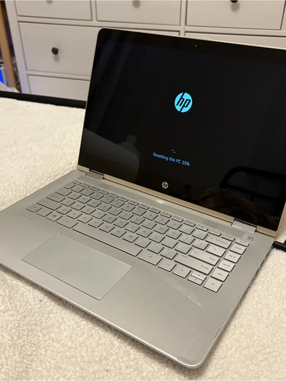 HP Silver-Gray Laptop